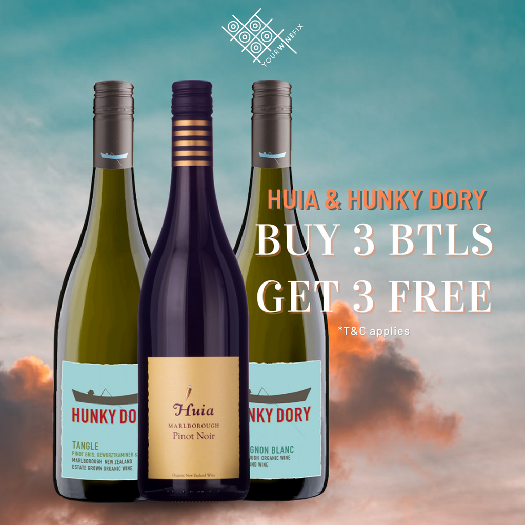 Huia & Hunky Dory: BUY 3 BOTTLES & GET 3 FREE!