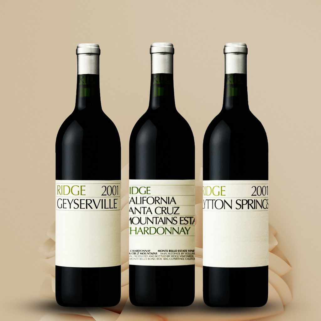 Ridge Vineyards' Set of 3 @ S$399 NETT!