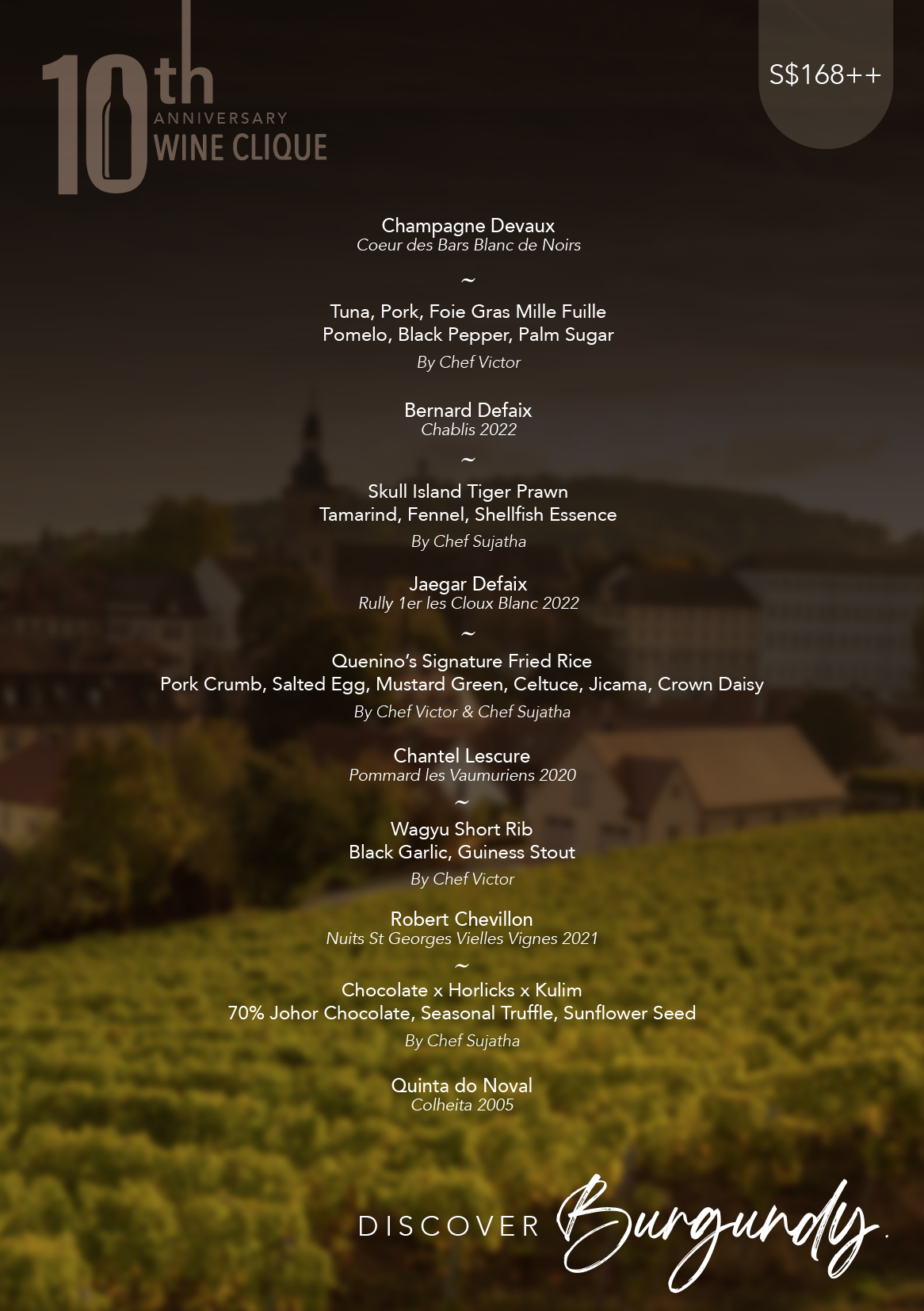 Wine Clique 10th Anniversary Portfolio Dinner at QUENINO Wine Clique 10th Anniversary Portfolio Dinner at QUENINO