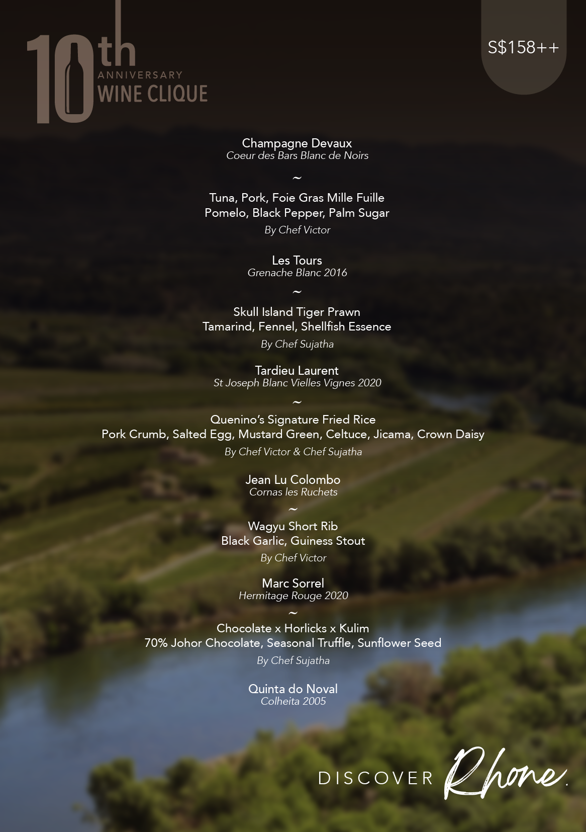 Wine Clique 10th Anniversary Portfolio Dinner at QUENINO Wine Clique 10th Anniversary Portfolio Dinner at QUENINO